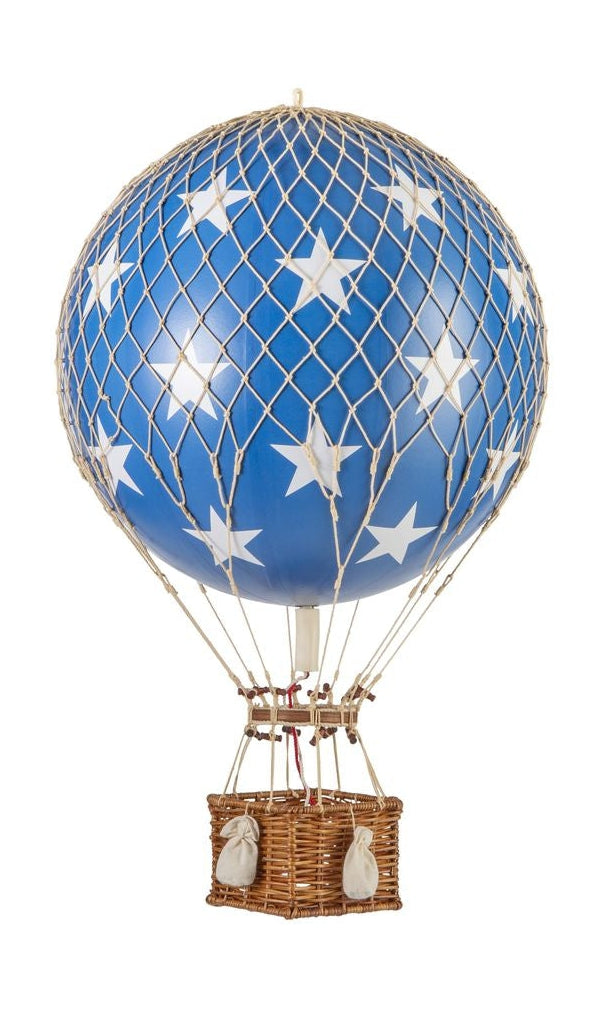 Modelos auténticos Modelo de globo aerodinámico, estrellas azules, Ø 32 cm