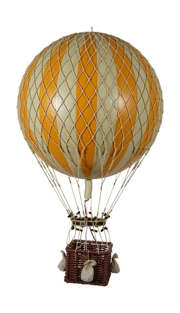 Authentic Models Royal Aero Balloon Model, Orange / Ivory, Ø 32 cm