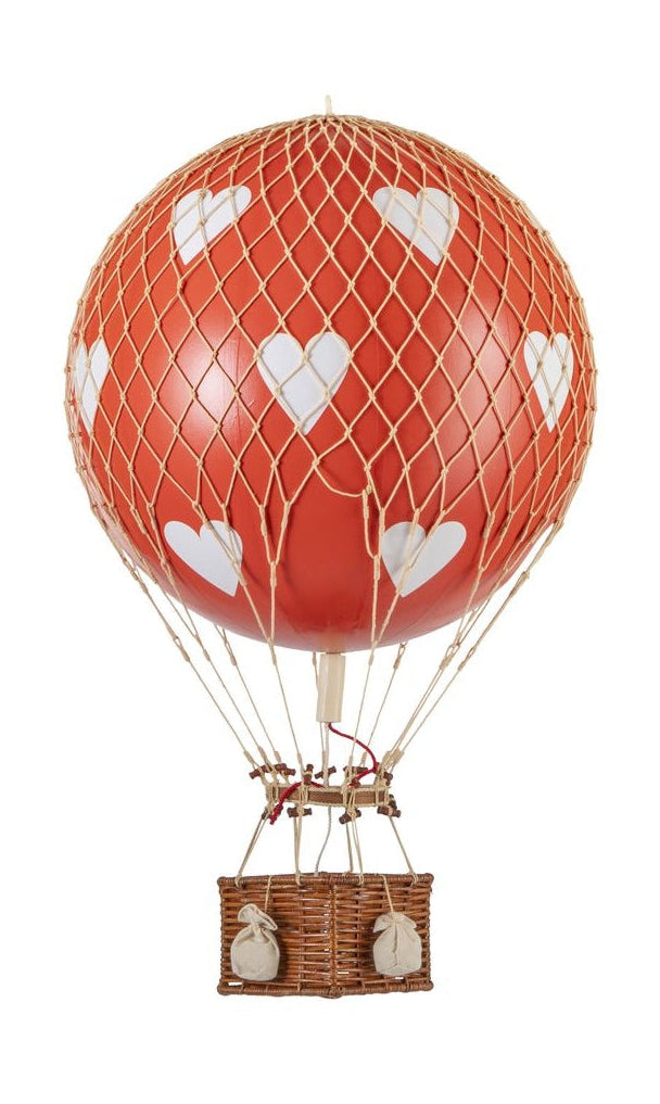 Autentiske modeller Royal Aero Balloon Model, Red Hearts, Ø 32 cm