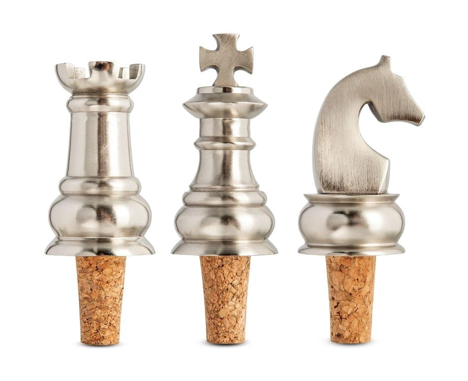Set di tappi di bottiglia di scacchi autentici