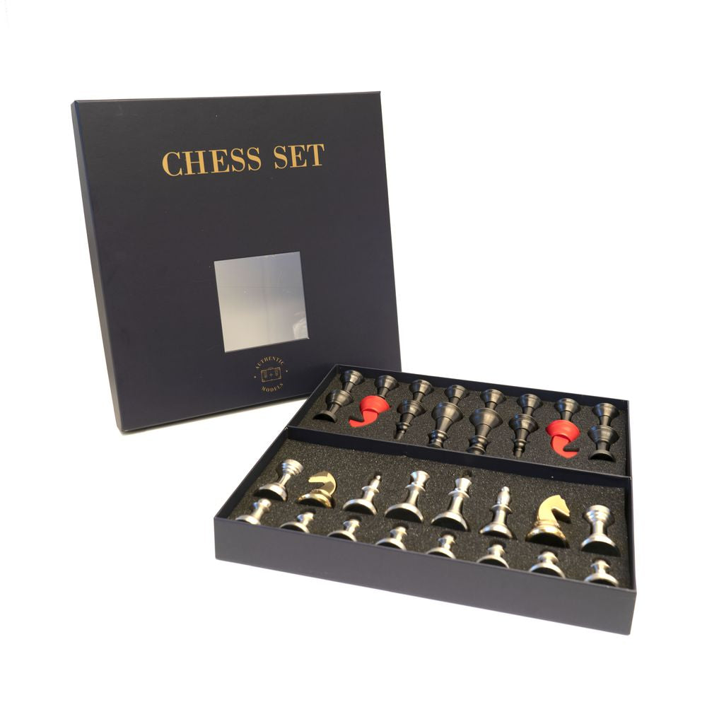 Modelli autentici set di scacchi metal