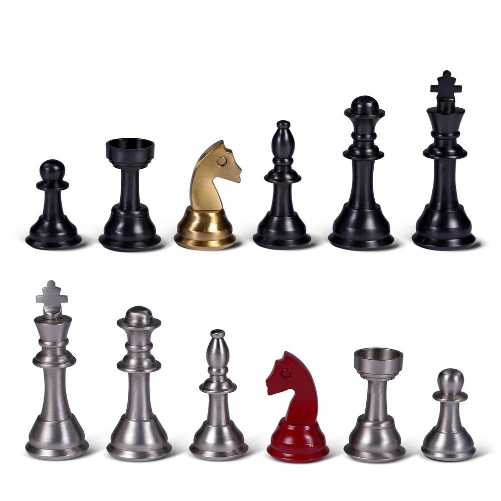 Modelli autentici set di scacchi metal