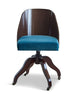 Authentic Models Pöytätuoli kulhoon muotoinen selkänoja, sininen