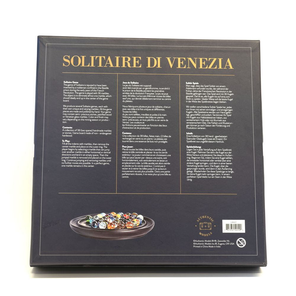 真实的型号Solitaire di Venezia游戏25毫米玻璃球