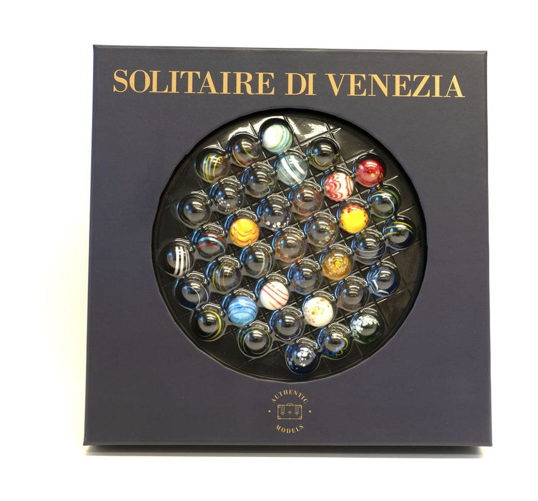 真实的型号Solitaire di Venezia游戏25毫米玻璃球
