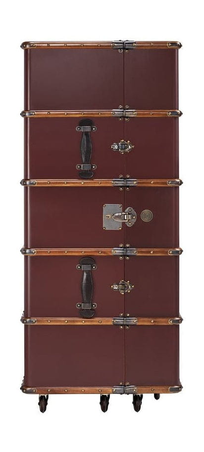 Autentiske modeller Stateroom Cabinet Case, Burgundy
