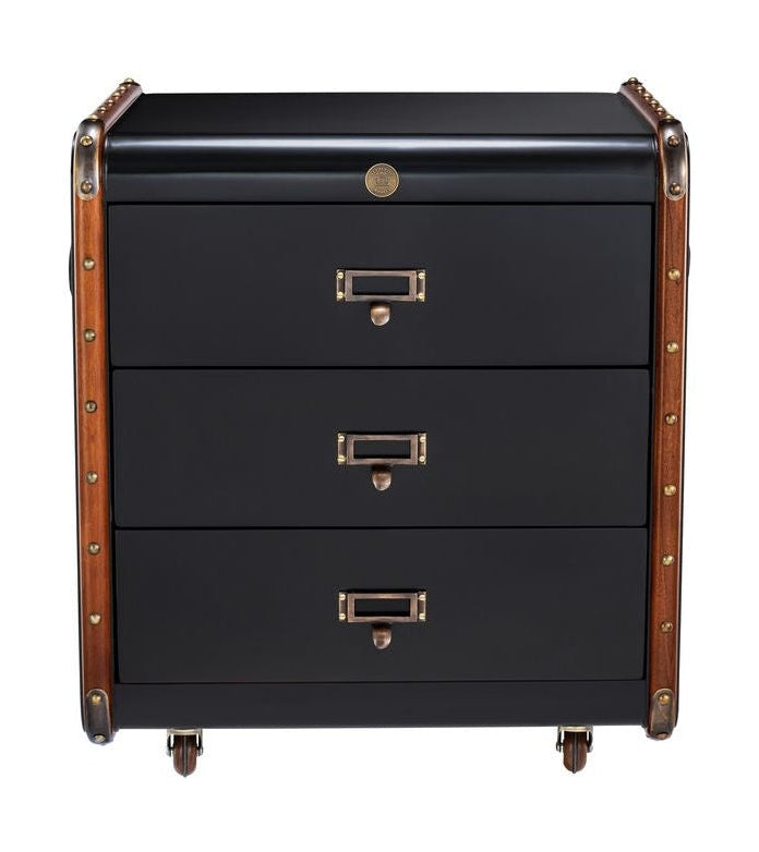 Authentic Models Stateroom Drawers Black, Small