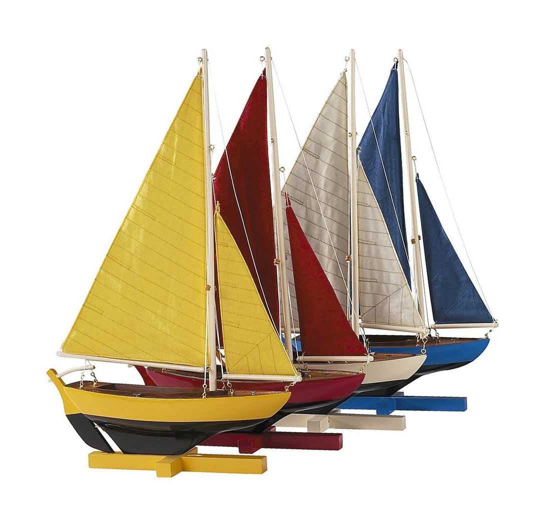 Modelli autentici Sunset Marinai a vela Modello della nave, set di 4
