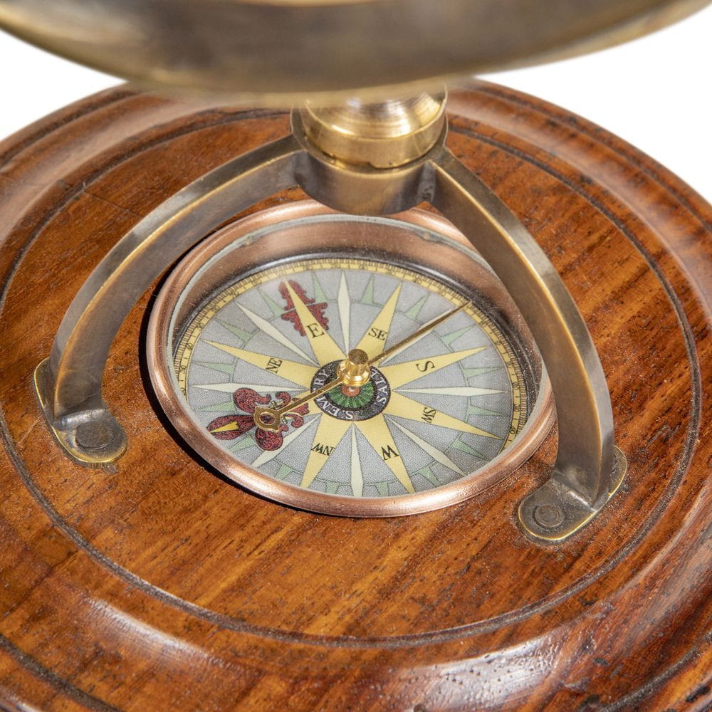 Authentic Models Terrestrisk klode med kompas