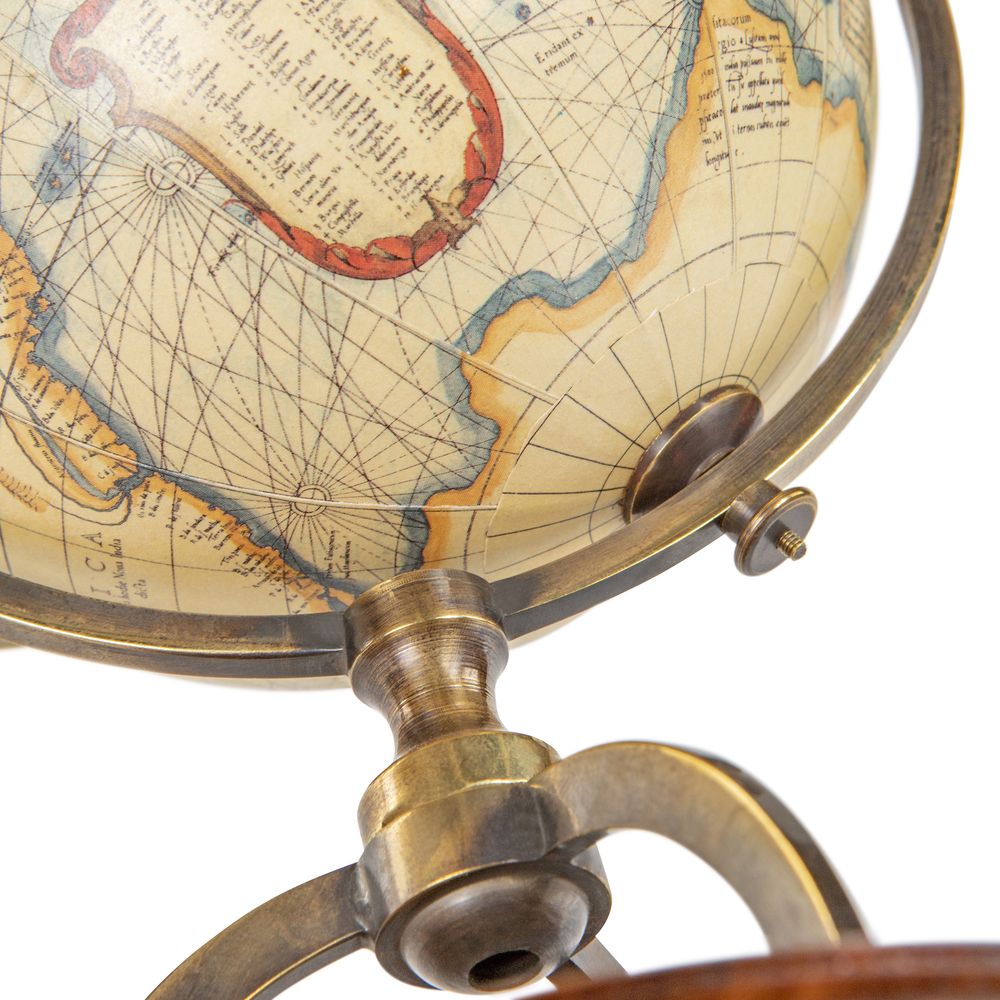 Authentic Models Terrestrischer Globus mit Kompass