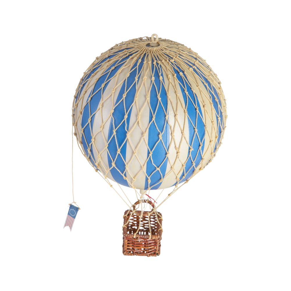 Authentic Models Reizen licht ballonmodel, blauw, Ø 18 cm