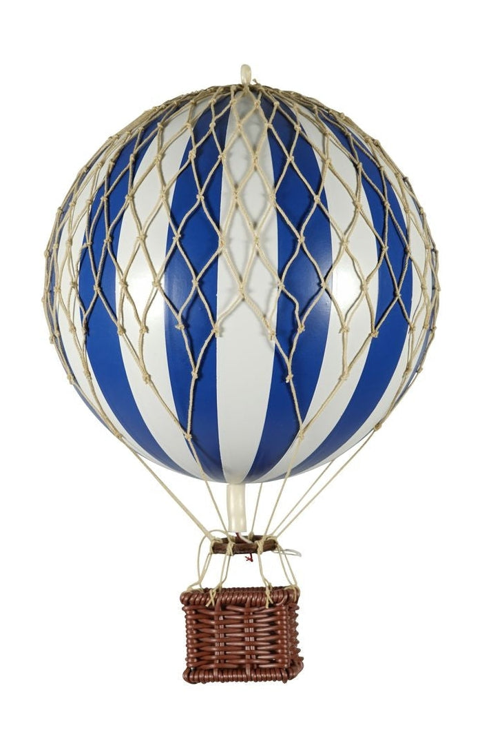 真实的型号传播轻气球模型，蓝色/白色，Ø18厘米