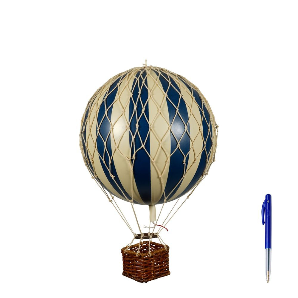 Authentic Models Reizen licht ballonmodel, marineblauw/ivoor, Ø 18 cm