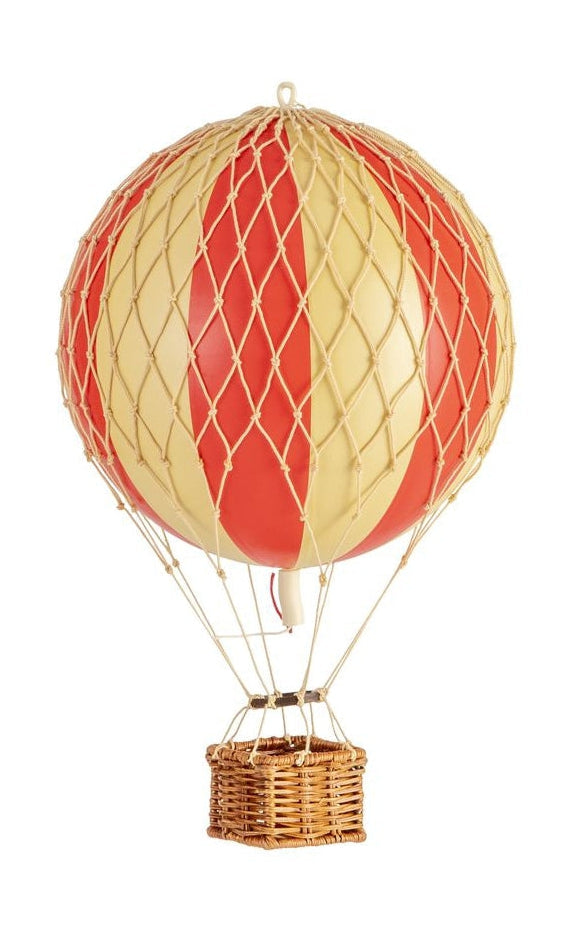 Authentic Models Reist een licht ballonmodel, rode dubbele, Ø 18 cm
