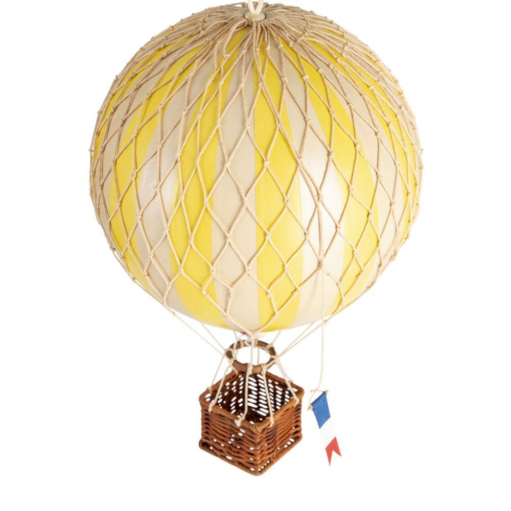 Authentic Models Travels Light Ballon Modell, Echt Gelb, ø 18 Cm