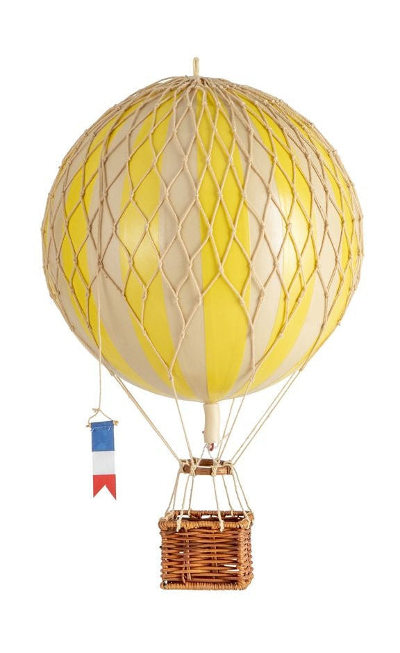 Modelos auténticos Viajes modelo de globo de luz, verdadero amarillo, Ø 18 cm