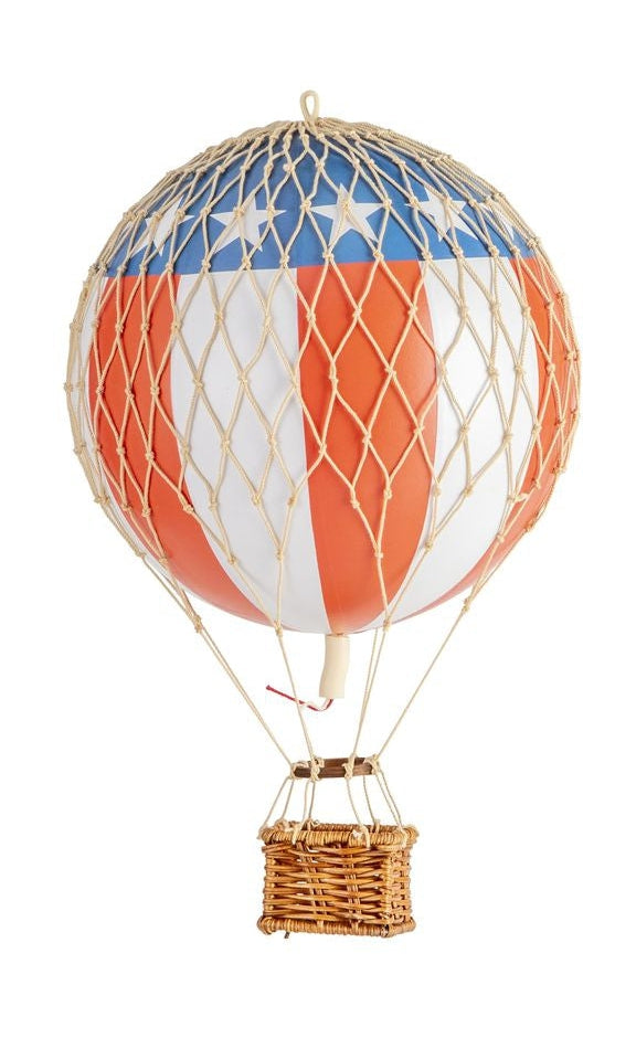 Authentic Models Matkustaa kevyesti ilmapallomallia, Yhdysvallat, Ø 18 cm