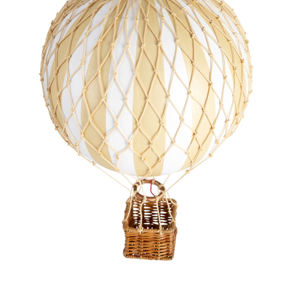 Authentic Models Travels Light Ballon Modell, Weiß/Elfenbein, ø 18 Cm