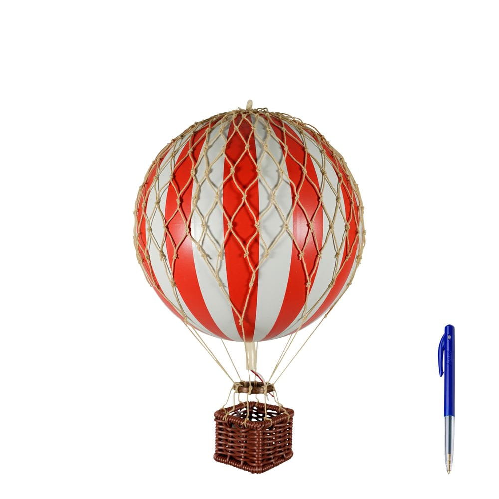 Authentic Models Travels Light Balloon Model, Red/White, ø 18 Cm