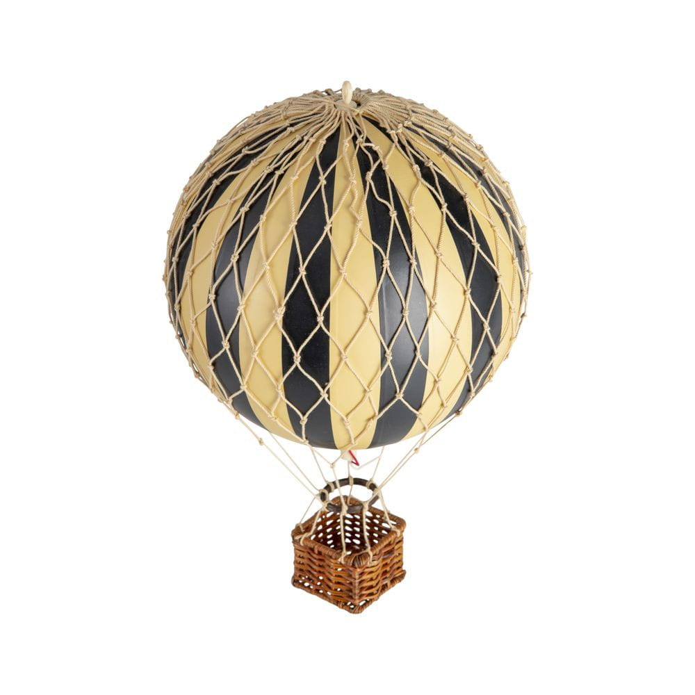 Authentic Models Travels Light Ballon Modell, Schwarz, ø 18 Cm