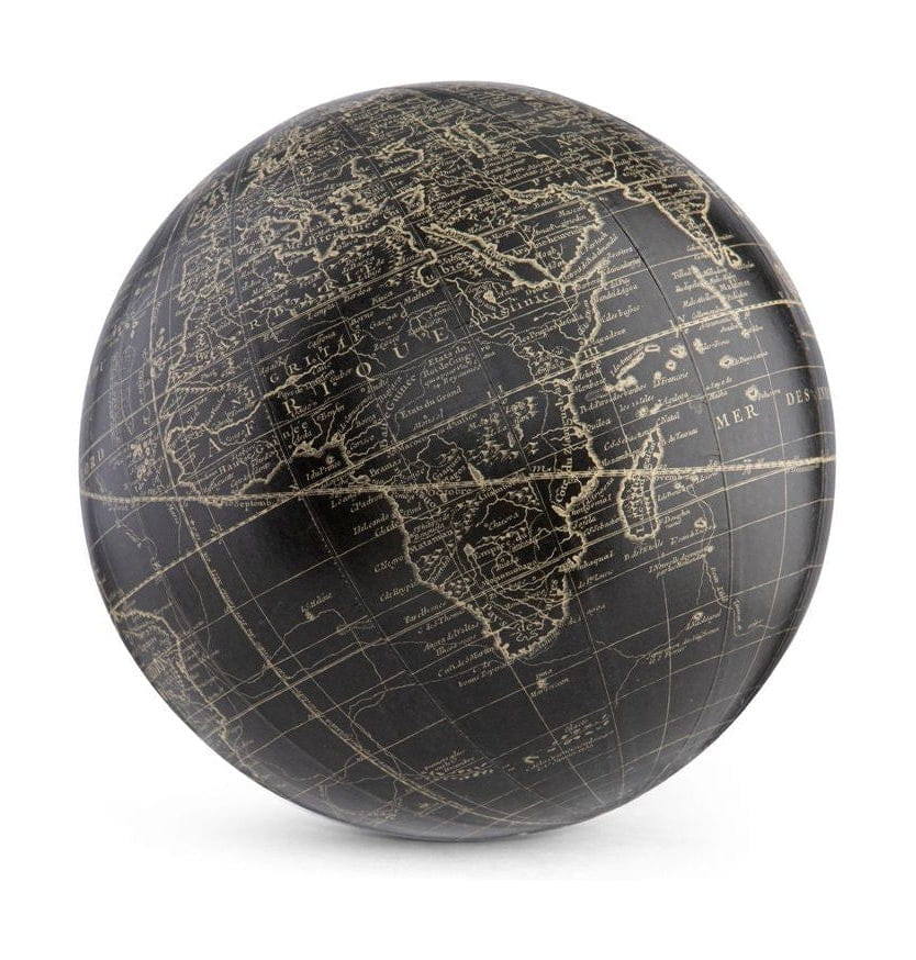 Ekta gerðir Vaugondy Earth Globe 14 cm, Black