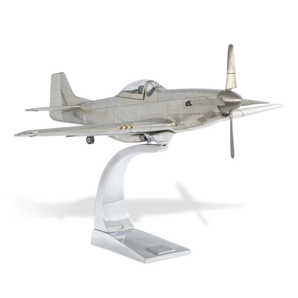 真实的型号第二次世界大战野马飞机模型