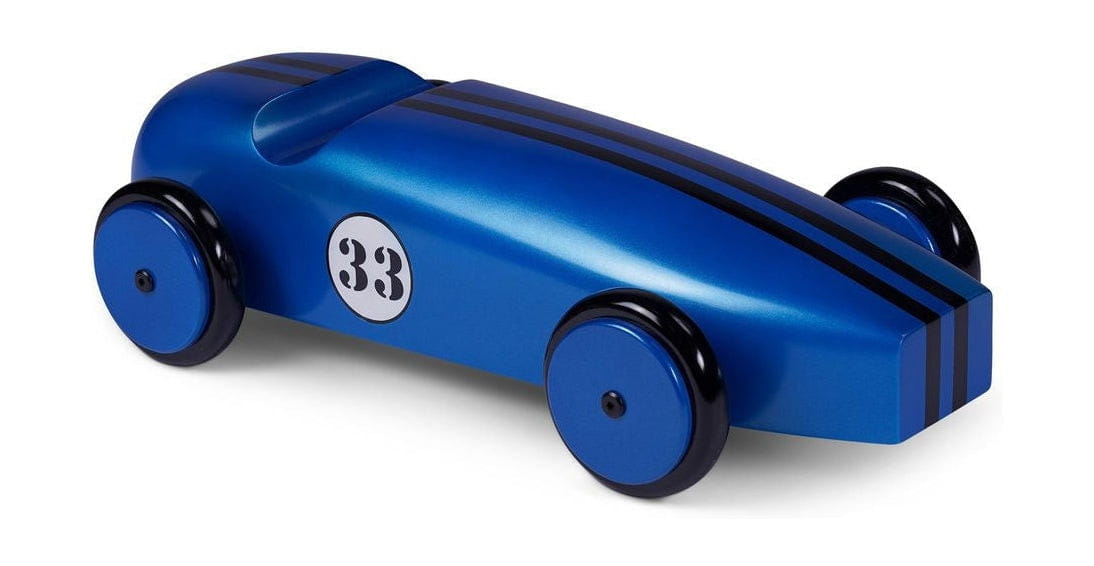 Autentiske modeller trebil modellauto, blå