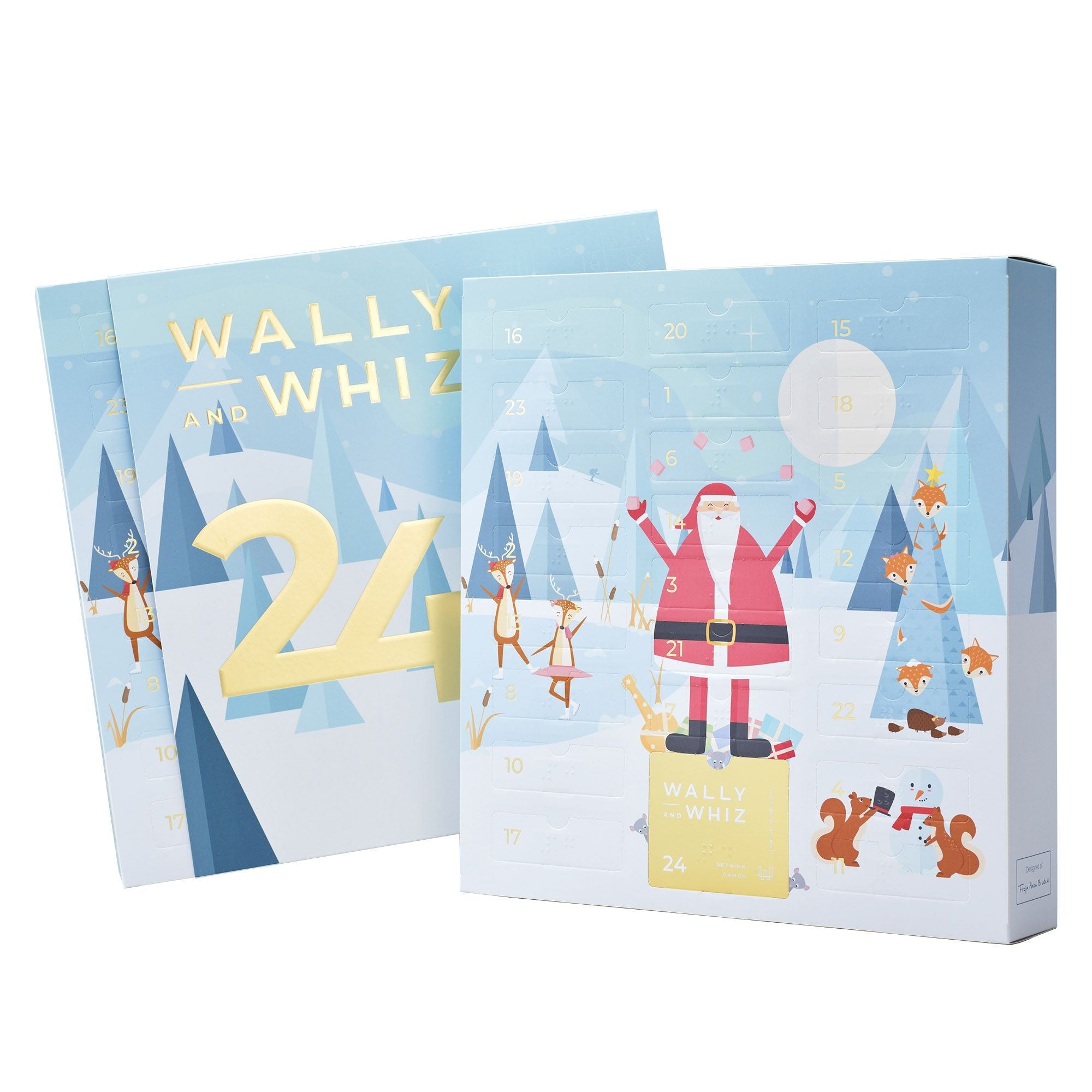 Wally og Whiz 1 julekalender gull 2023 550g