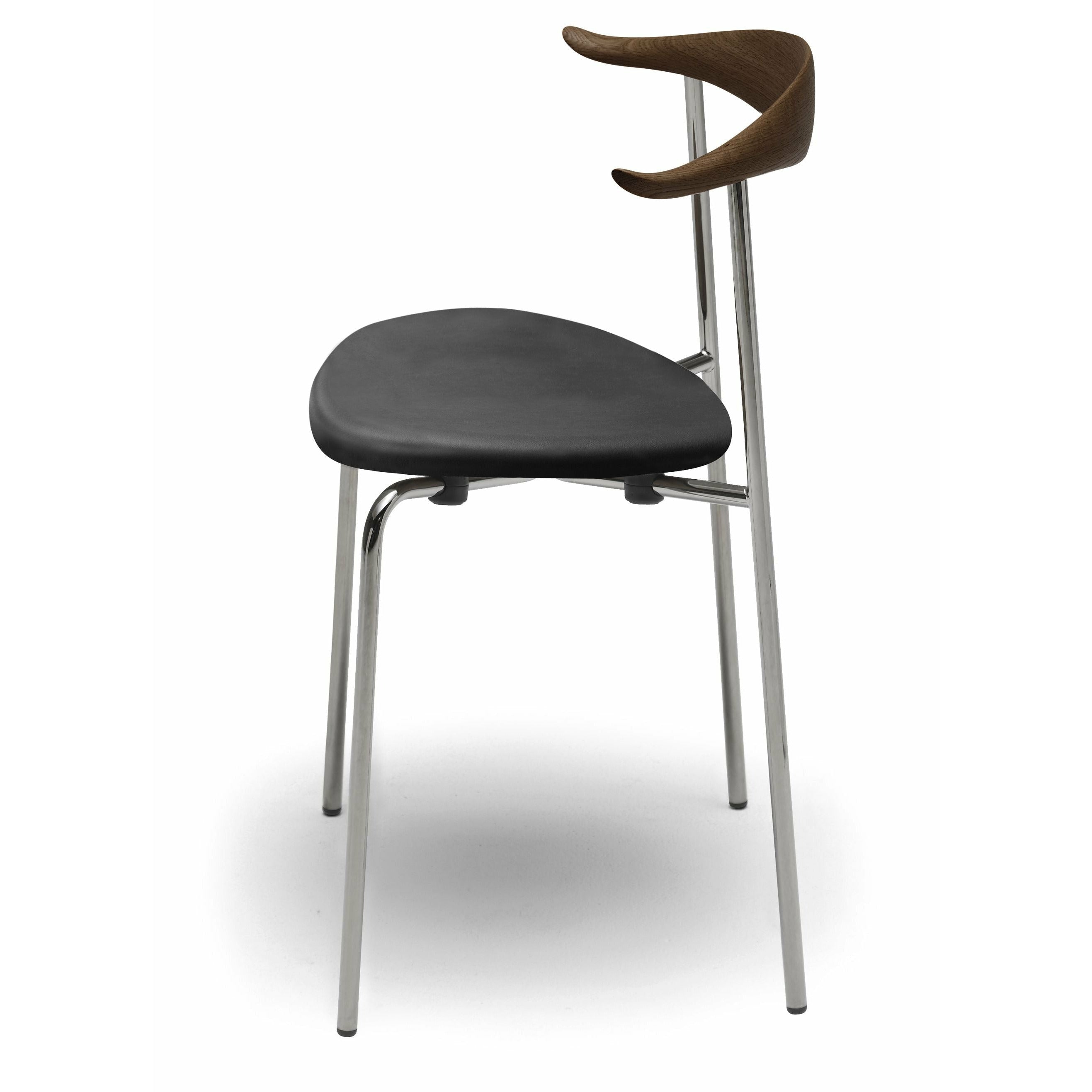 Carl Hansen Ch88 P Chair, Oak Smoke Oil/Thor 301 Leather