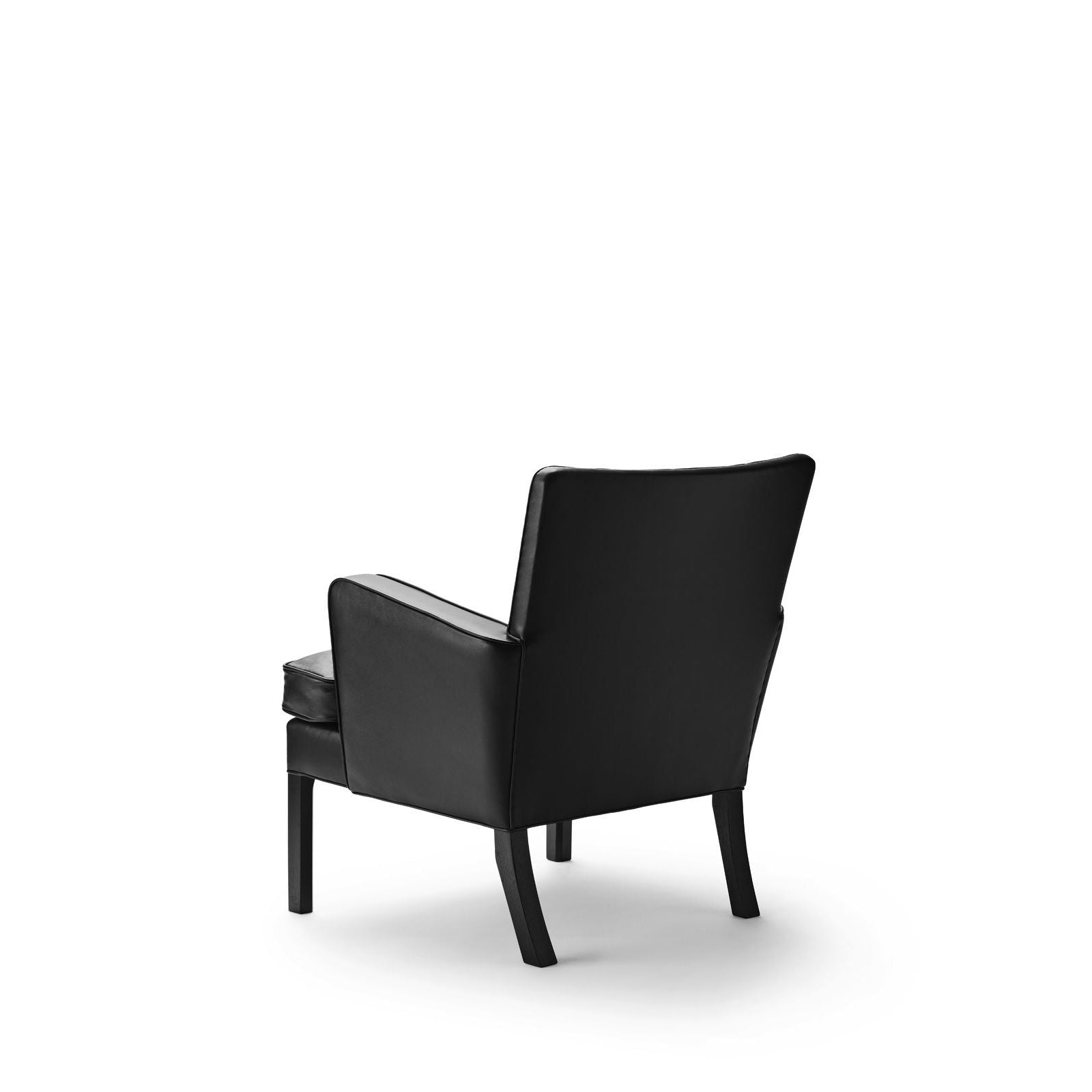 Carl Hansen Kk53130 Easy Chair, Black Oak/Black Leather