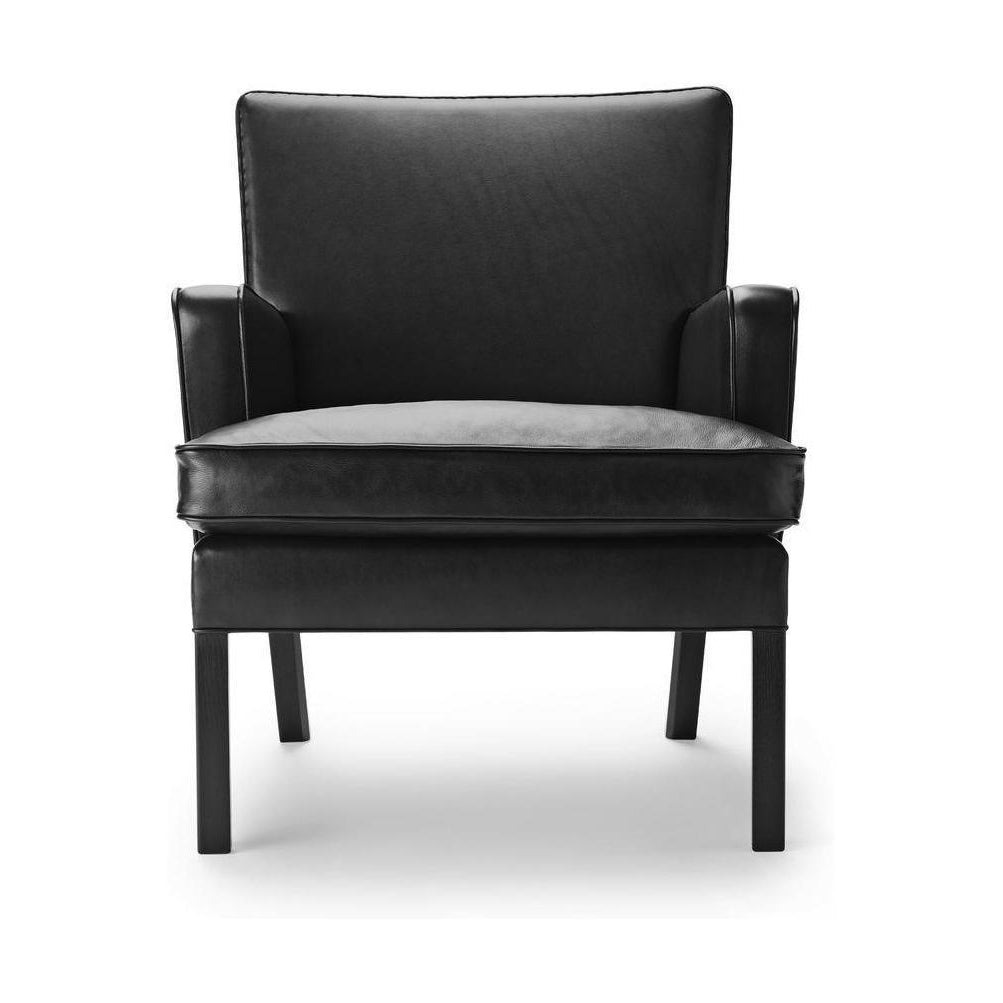 Carl Hansen KK53130 Easy stoel, zwart eiken/zwart leer