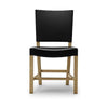 Carl Hansen KK37580 grande sedia rossa, quercia in sapone/pelle nera