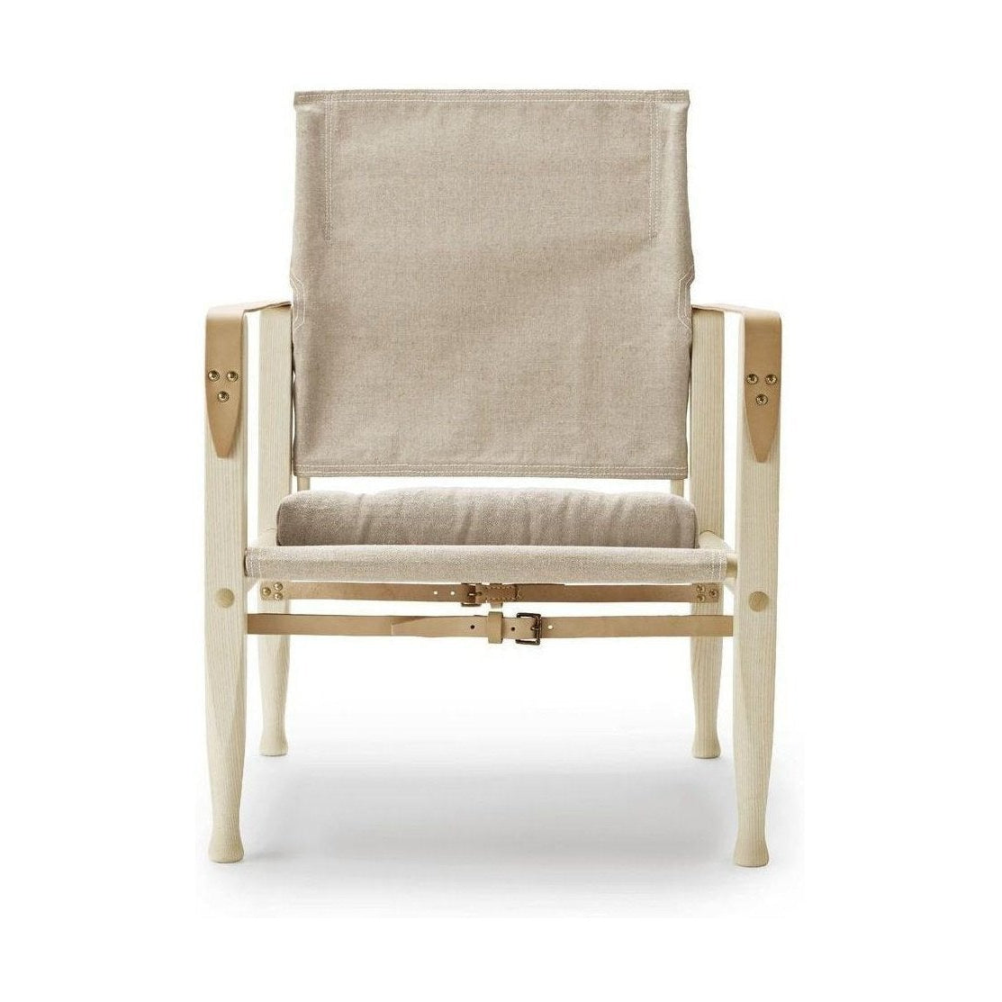 Carl Hansen Chaise de safari KK47000, cendres hulées / naturelles