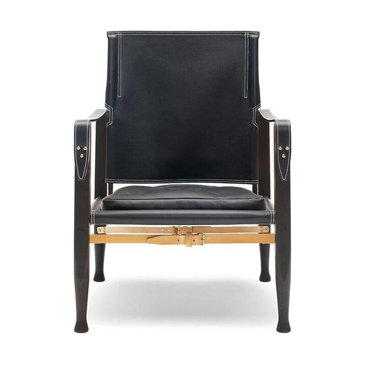 Carl Hansen KK47000 SAFARI CHEAD, Cenere affumicato/pelle nera