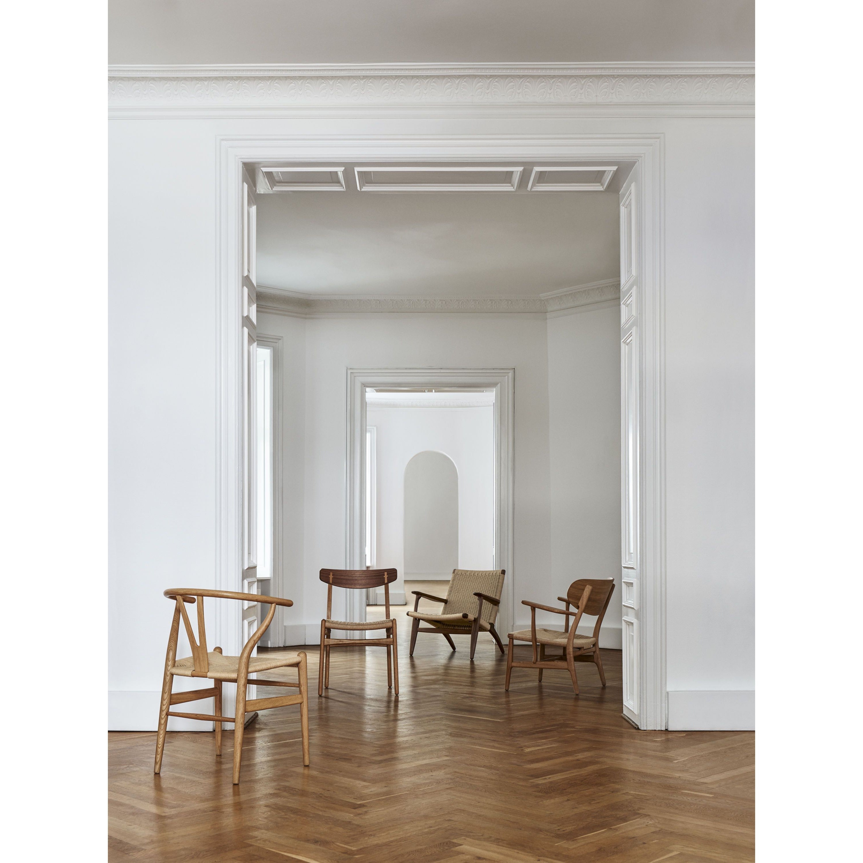 Camión de Carl Hansen para silla CH23, blanco