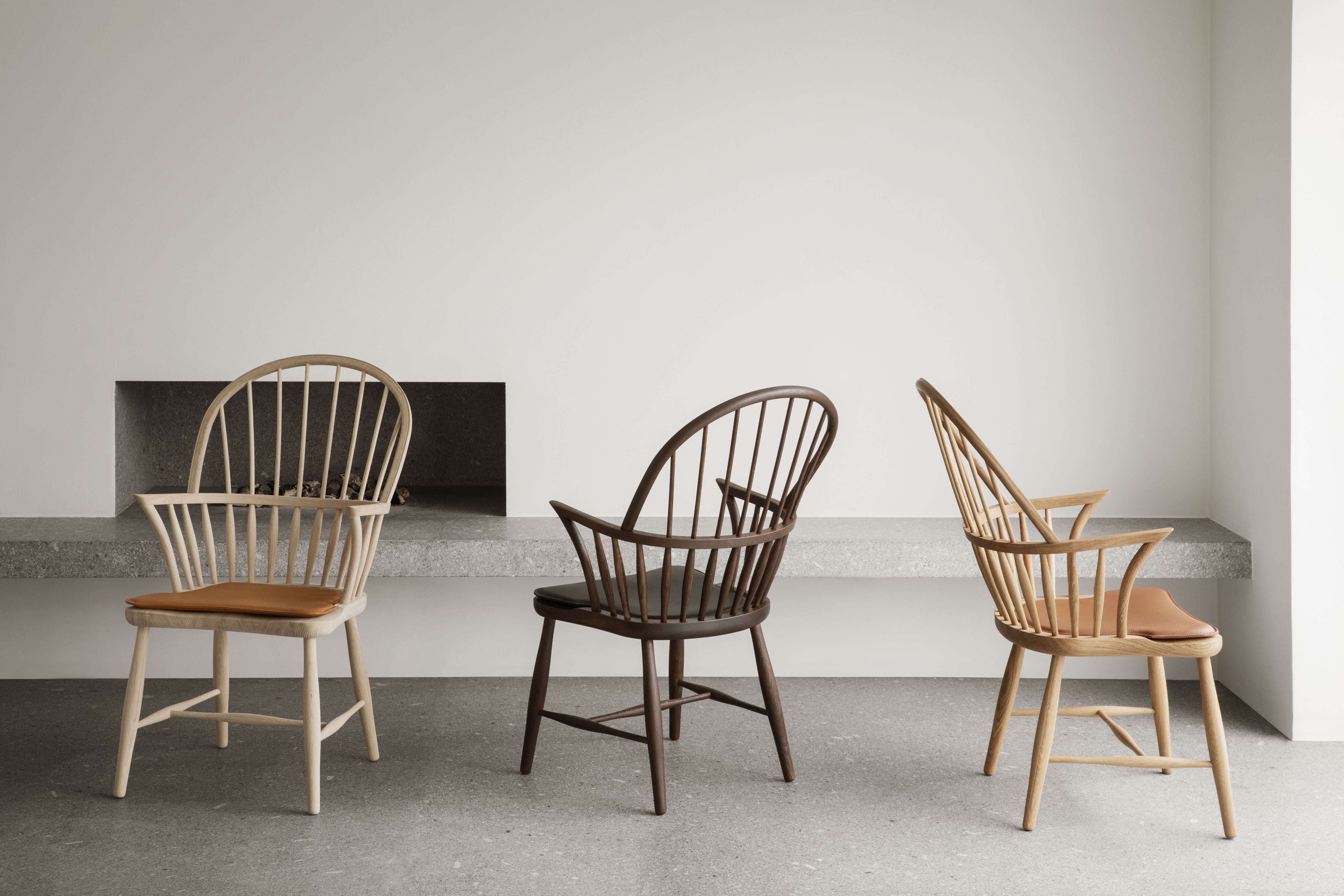 Carl Hansen Cushion For Windsor Chair, Leather Loke 7050