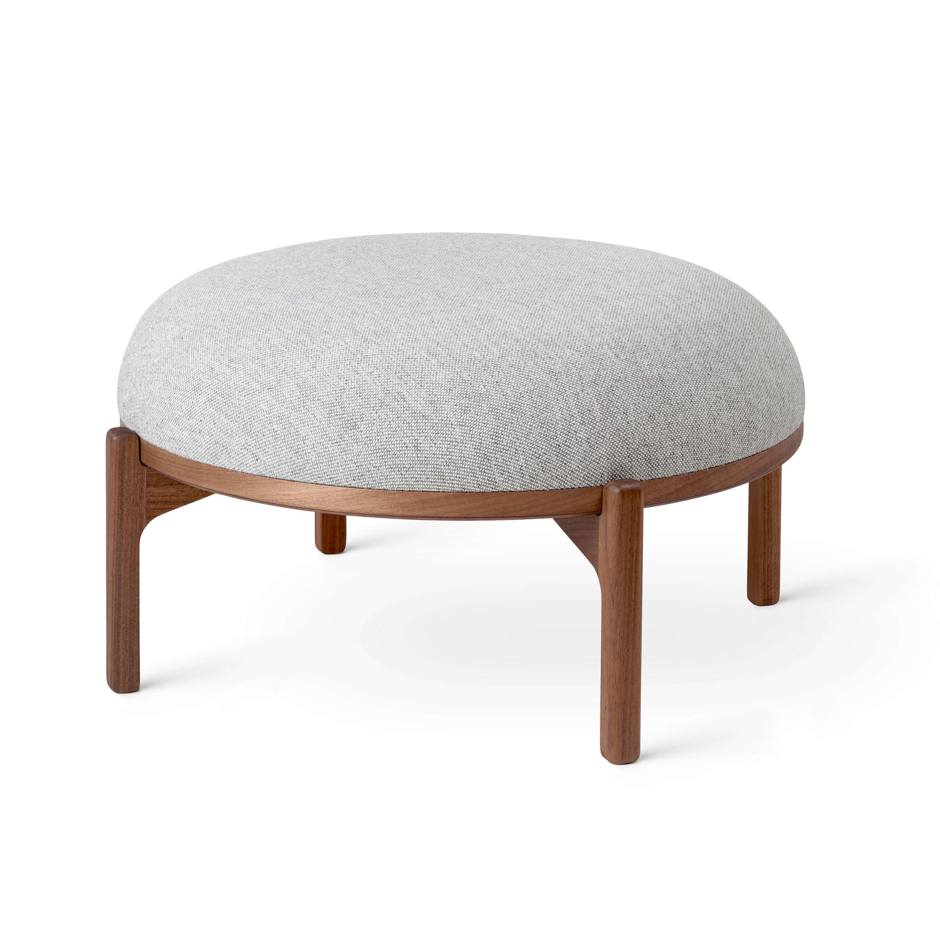 Carl Hansen Rf1903 F Sideways Footstool, Walnut Oiled/Hallingdal 116