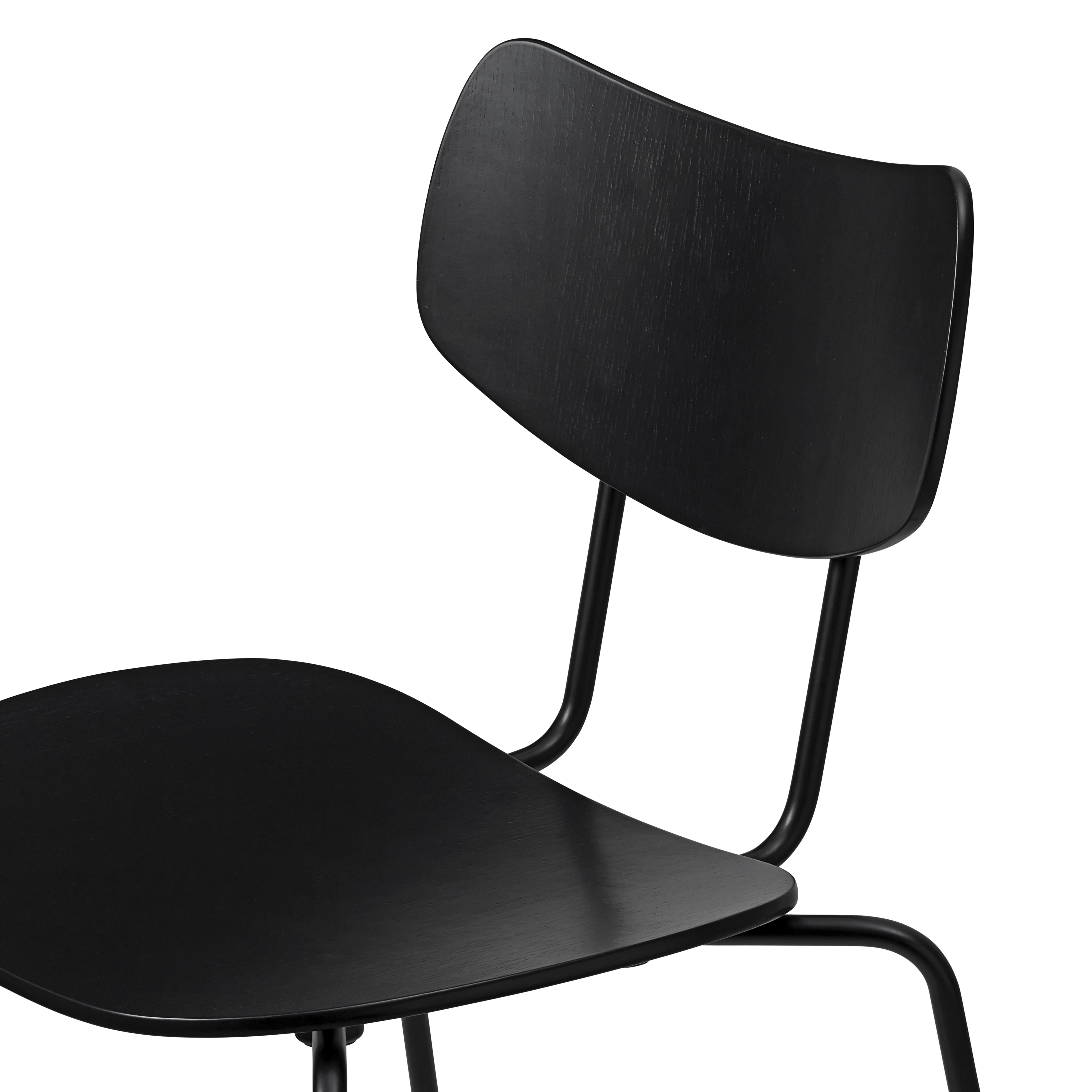 Carl Hansen Vla26t Vega Stuhl, Eiche Schwarz Lackiert