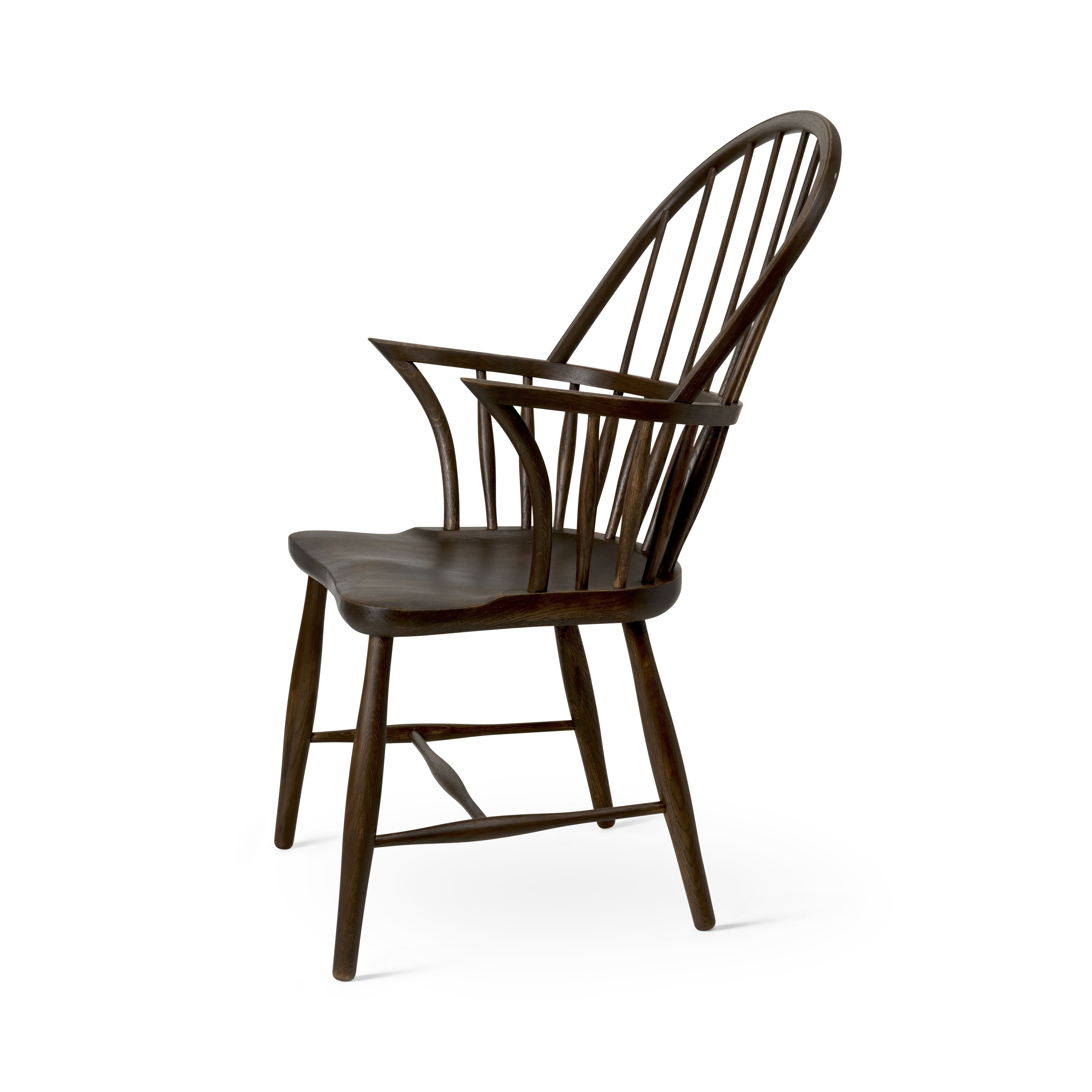 Carl Hansen FH38 sedia Windsor, olio color fumo