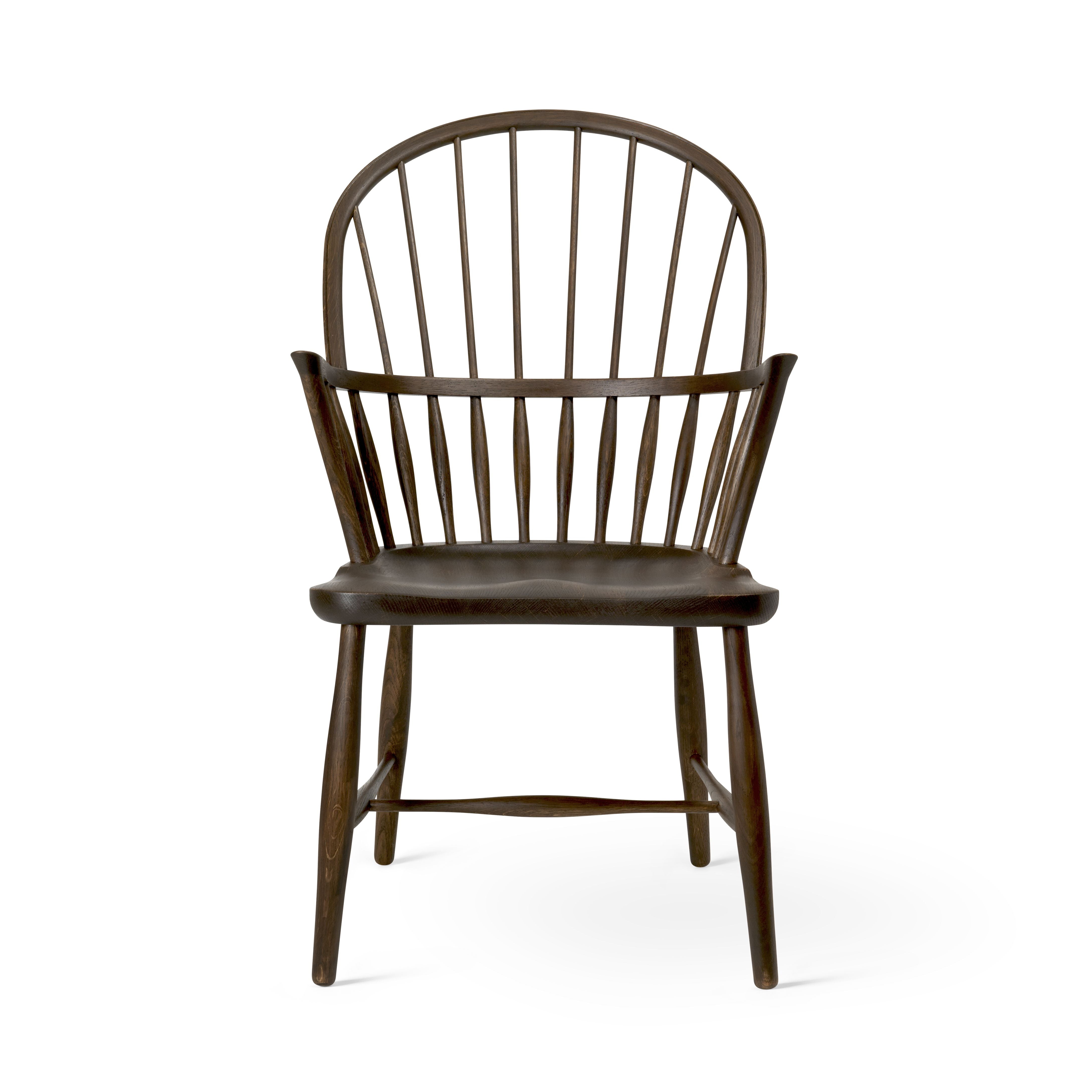 Carl Hansen FH38 Windsor -stoel, rookkleurige olie