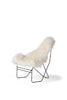 Cuero Valhalla fauteuil, zwart/wild wit