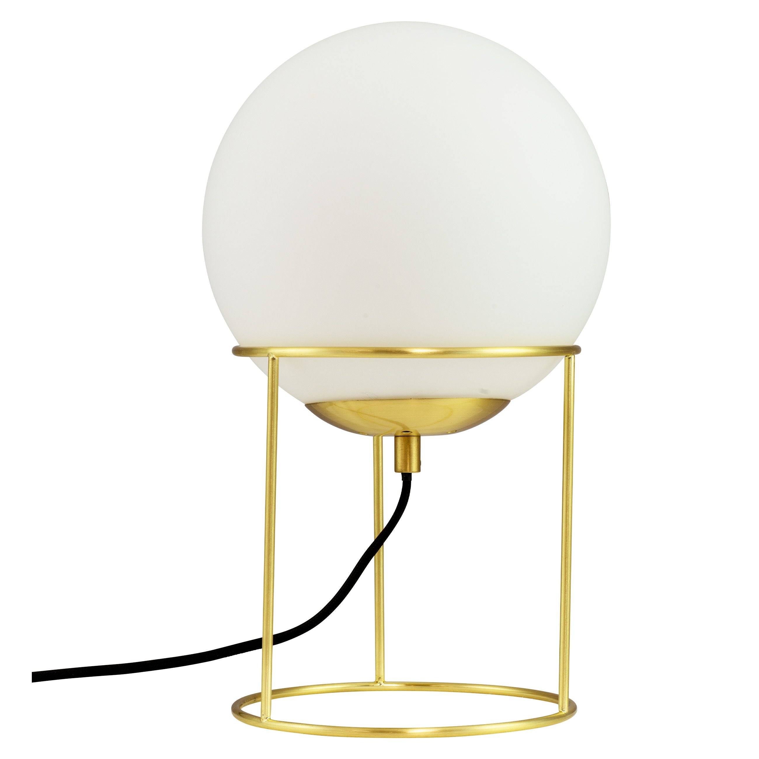 Dyberg Larsen Madrid Table Lamp, Opal/Brass