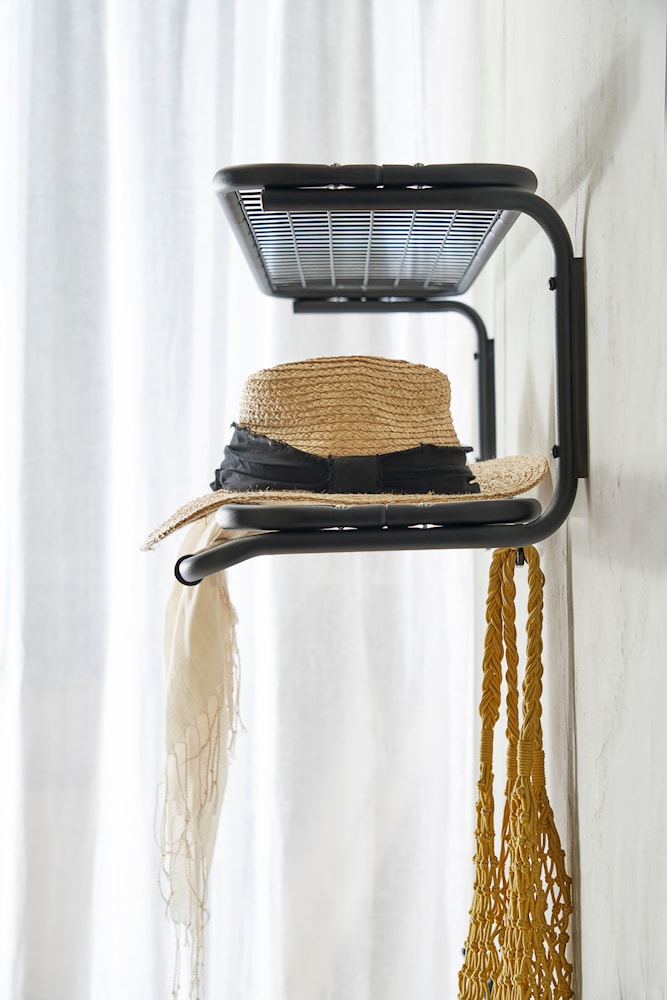 Essem Design Classic Hat Shelf 60 cm, hvit/krom
