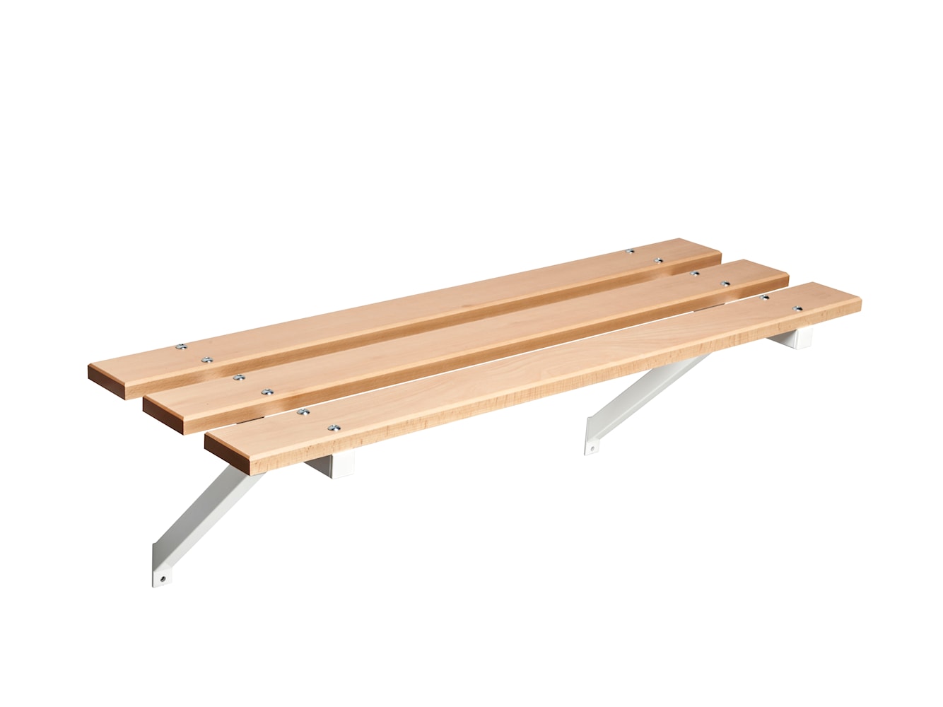 Essem Design Bench 67 Beech 45 cm, valkoinen