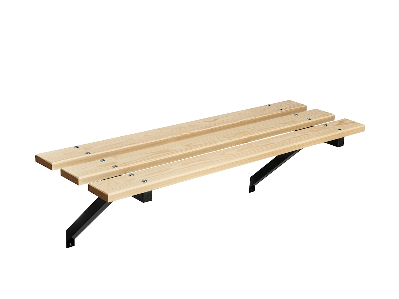 Essem Design Bench 67 Pine 45 cm, zwart