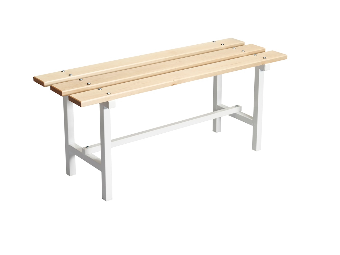 Essem Design板凳68桦木45厘米，白色