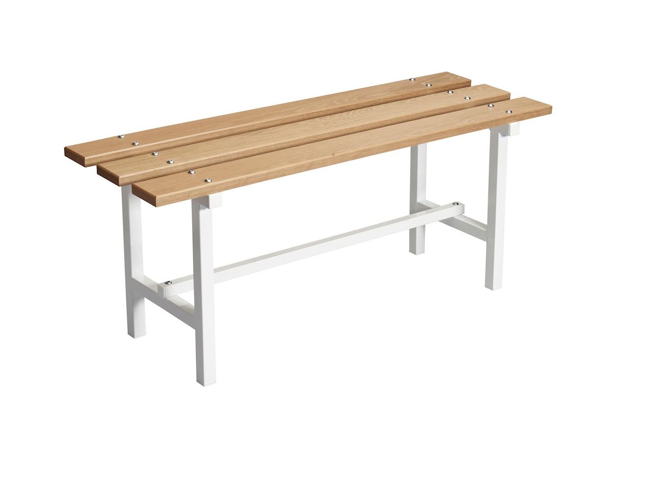 Essem Design板凳68橡木45厘米，白色