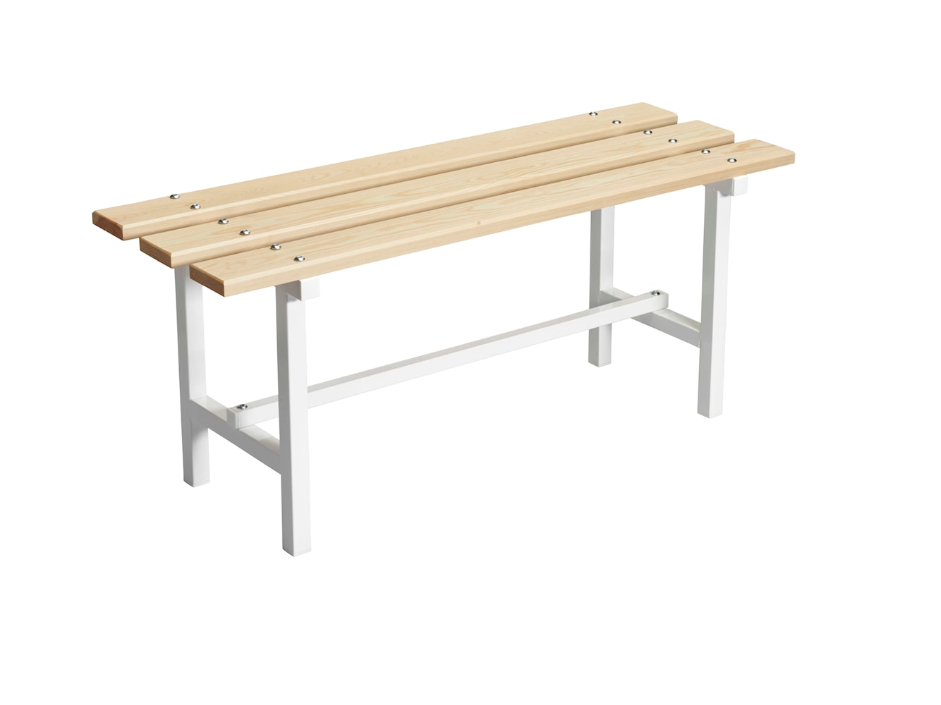 Essem Design Bench 68 Pine 45 cm, hvit