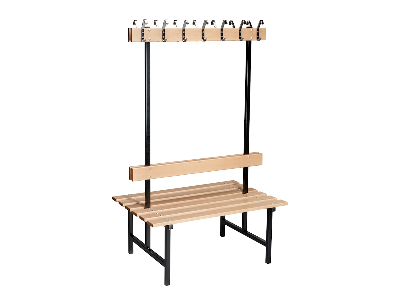 Essem Design板凳69山毛榉105厘米，黑色