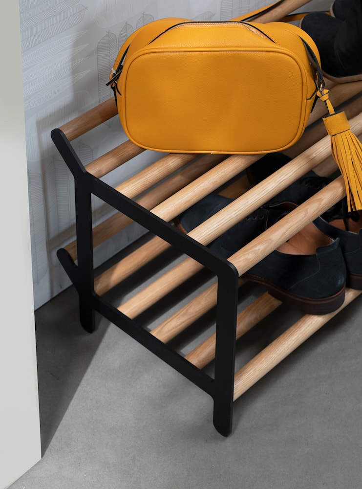 Essem Design Tamburinskor rack 6 60 cm, svart färgad